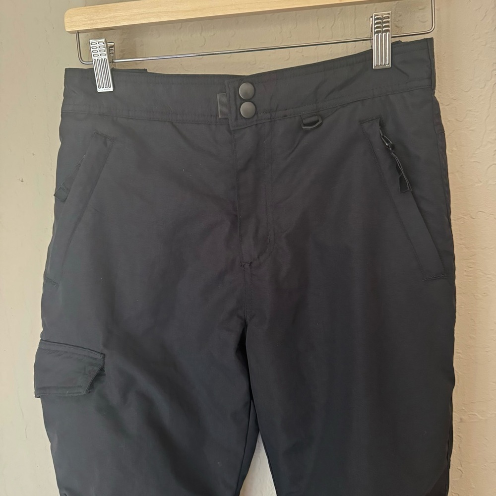 SLALOM Kids Winter Snow Pants Black Insulated Water Resistant - Picture 3 of 12